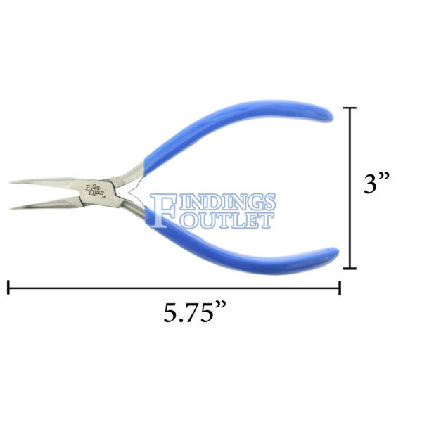 Comfort Grip Bent Nose Plier Jewelry Design & Repair Tool Dimensions