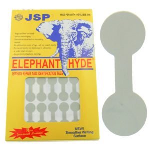 Elephant Hyde Round Silver Standard Sticker Jewelry Price Tags 1000 Pcs