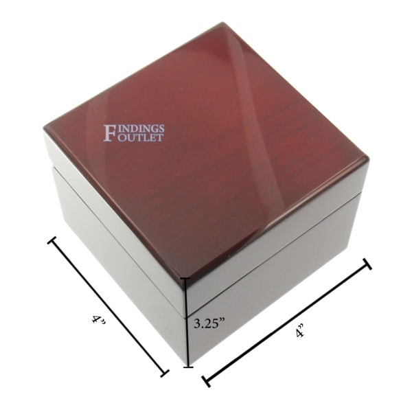 Cherry Rosewood Wooden Bracelet Bangle Watch Box Display Jewelry Gift Box Dimensions