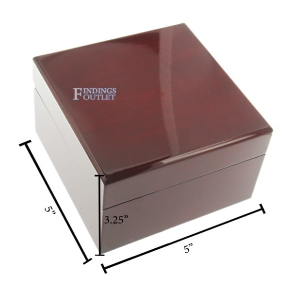 Cherry Rosewood Wooden Watch Box Display Jewelry Gift Box Dimensions