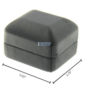 Black Leather Earring Box Display Jewelry Gift Box Dimensions