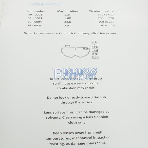 Lightweight Headband Magnifier Instructions