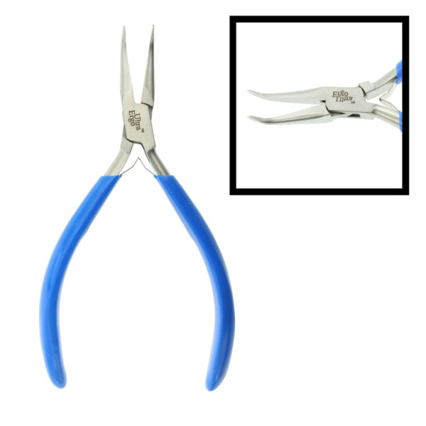 Comfort Grip Bent Nose Plier Jewelry Design & Repair Tool