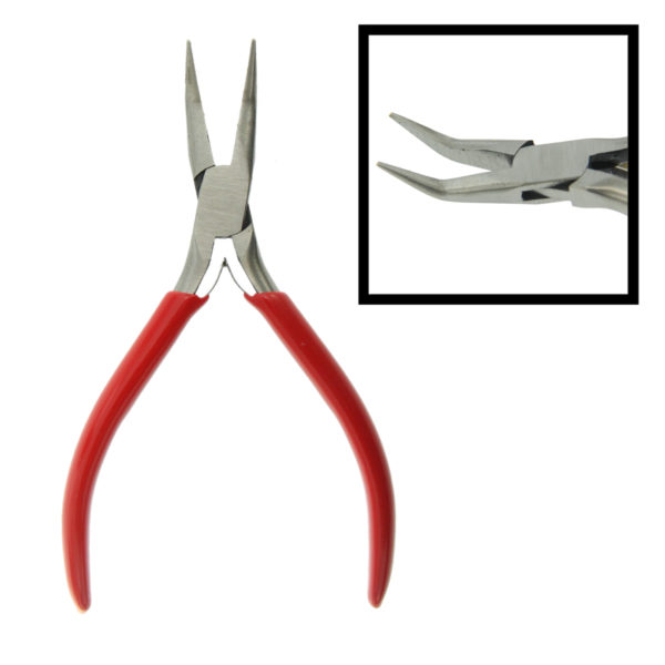 Fine Curved Nose Beading Plier Jewelry Design & Repair Tool