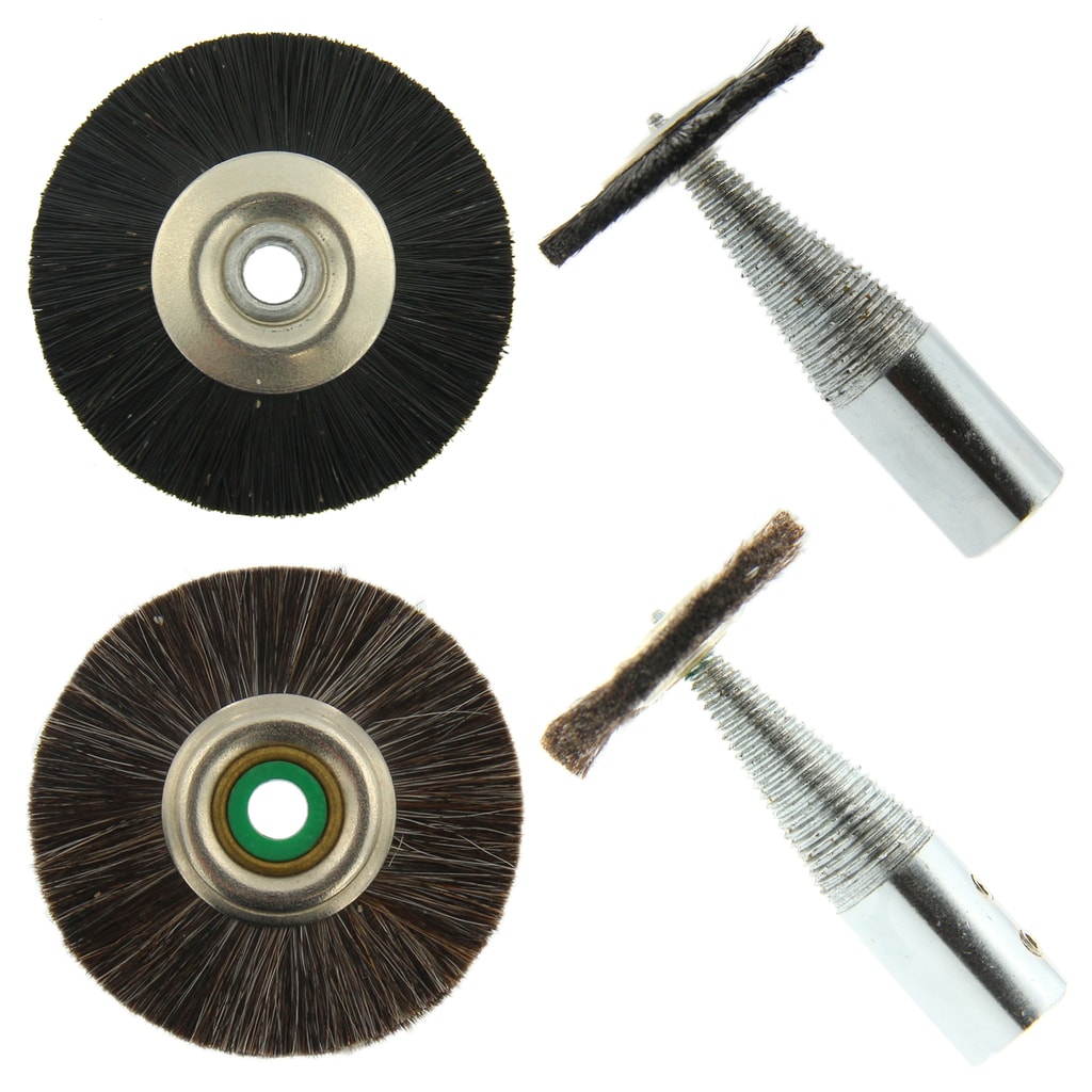 2” Unmounted Bristle Brush Polishing Wheel With Metal Hub