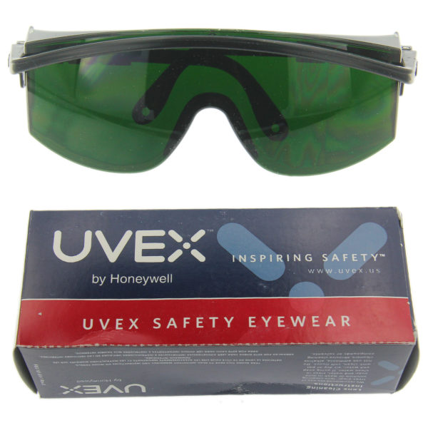 UVEX Welding Glasses #5 Green Safety Protective Goggles Front