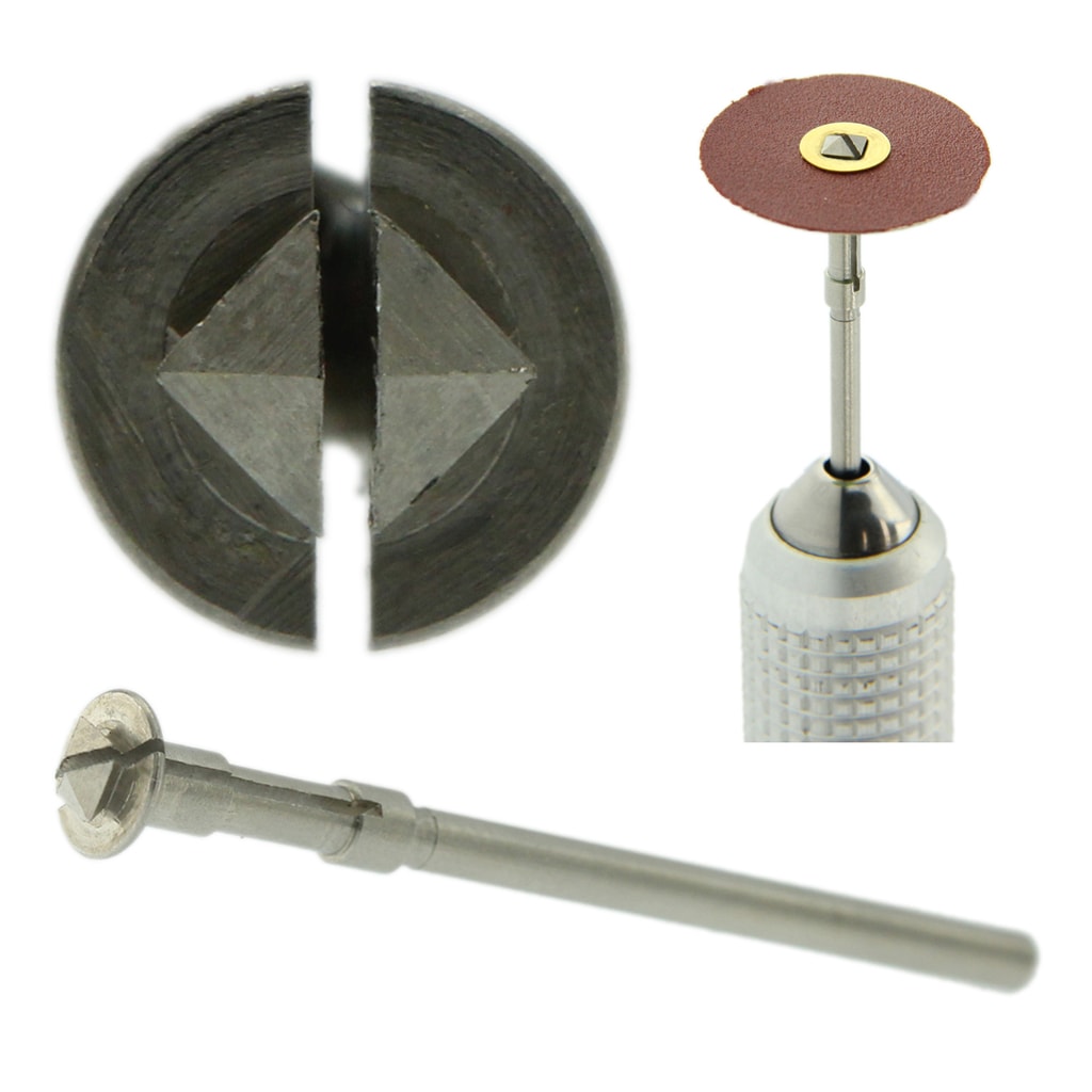 Snap On Mandrel For Moore's Sandpaper Discs - Findings Outlet