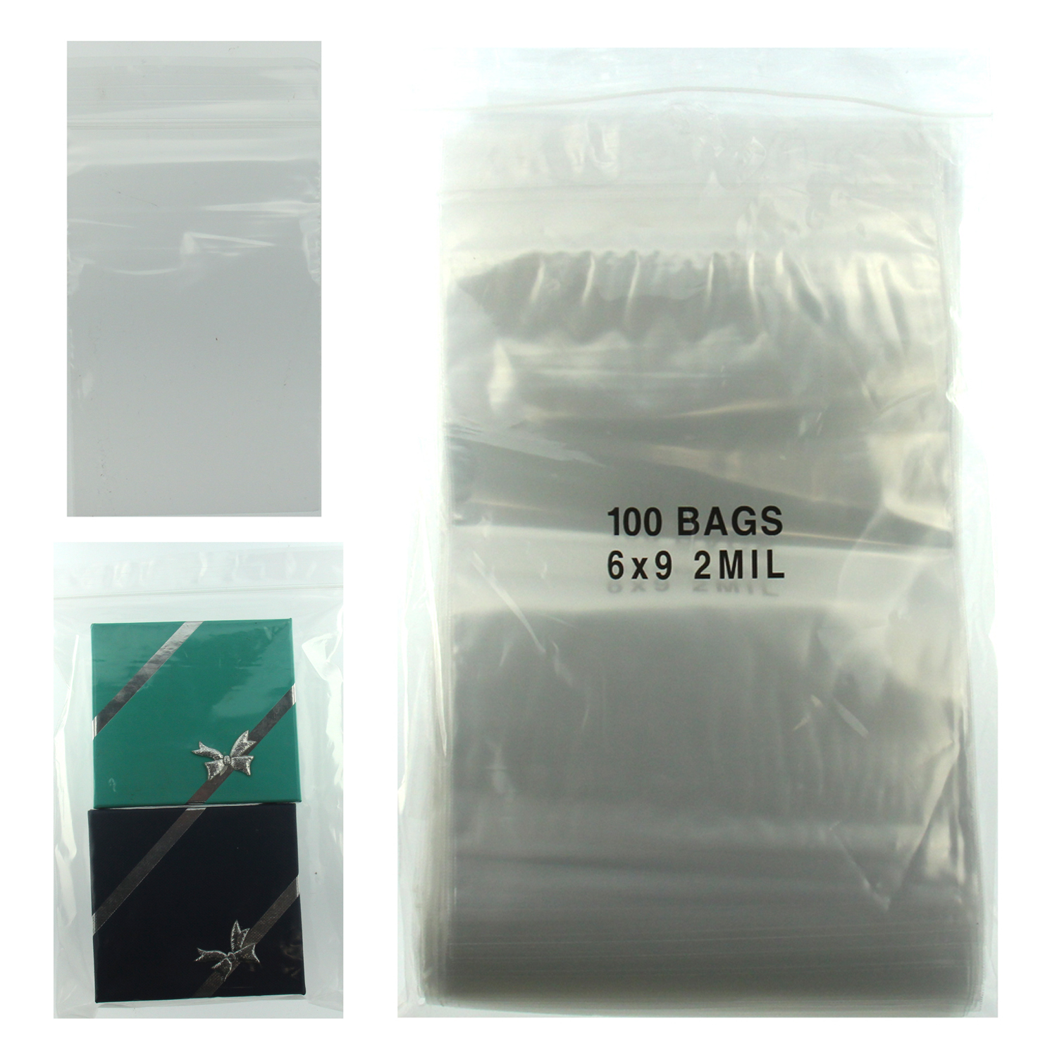 8x10 Plastic Resealable Bags w/ Writing Block Clear Zip Lock 2 Mil Pack of  100 - Findings Outlet