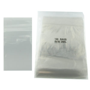 8x10 Plastic Resealable Bags Clear Zip Lock 2 Mil