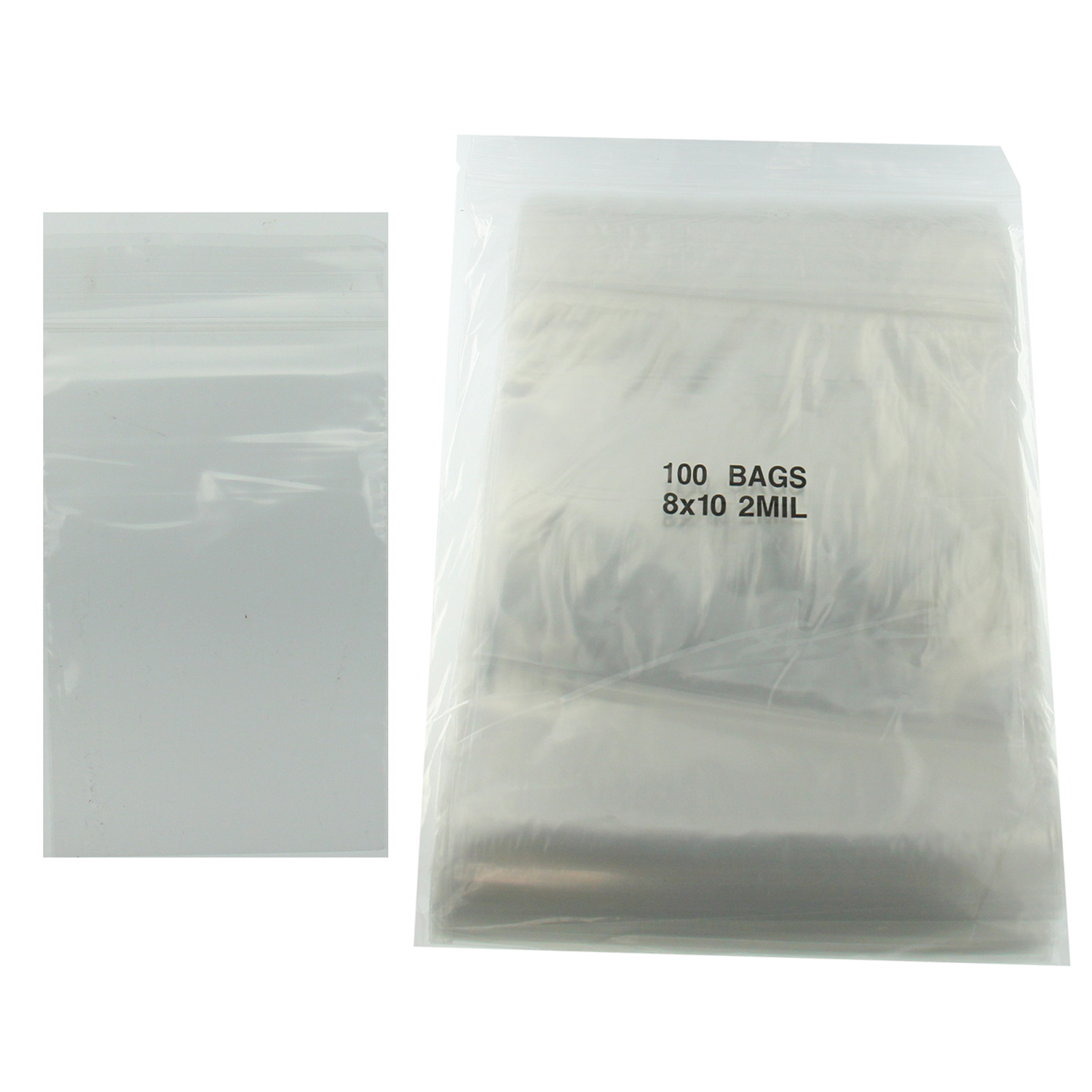 6 x 8 Ziplock Bags 2 Mil - Clearzip