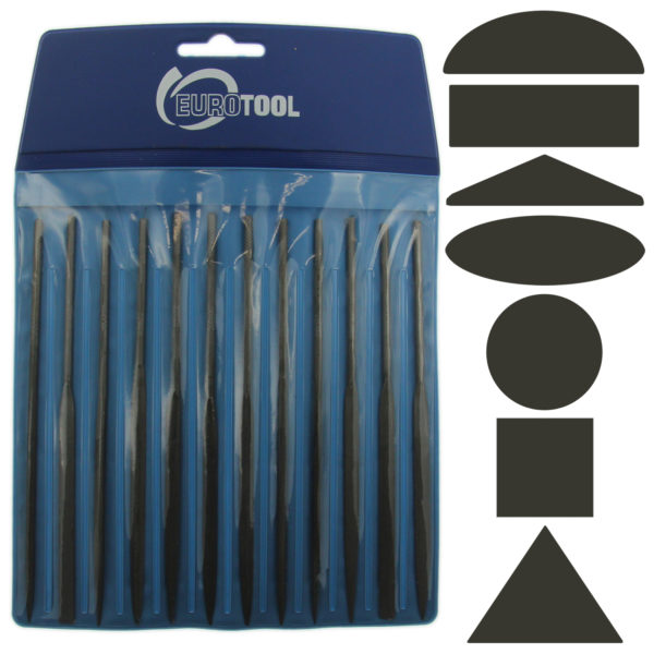 12 Piece Needle File Set Cut #2