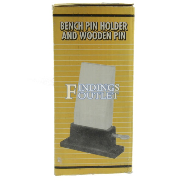 Hardwood Bench Pin With Holder Box