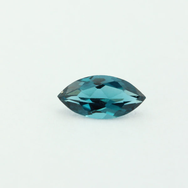 Loose Marquise Cut Blue Zircon CZ Gemstone Cubic Zirconia December Birthstone Front