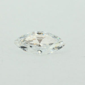 Loose Marquise Cut White CZ Gemstone Cubic Zirconia April Birthstone Front