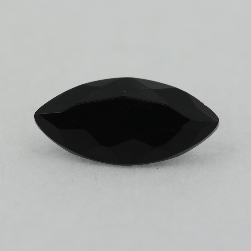 BLACK ONYX 8 x 4 MM MARQUISE CUT FACETED 6 PIECE SET ALL NATURAL 