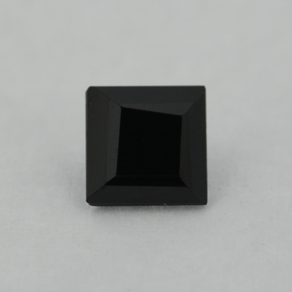 Black Square Princess Cut SIZE CHOICE Loose Stones Cubic Zirconia Gemstones