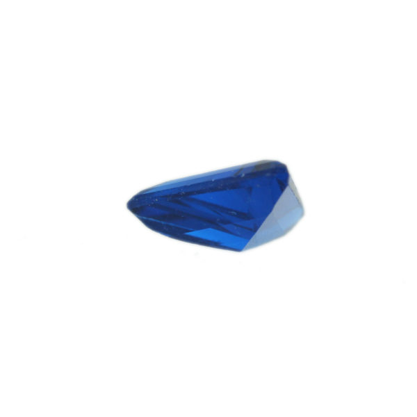 Loose Triangle Cut Sapphire CZ Gemstone Cubic Zirconia September Birthstone Back