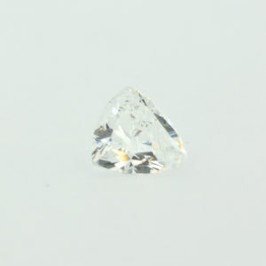 Loose Trillion Cut Clear CZ Gemstone Cubic Zirconia April Birthstone Side