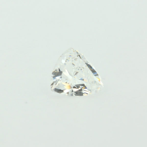Loose Trillion Cut Clear CZ Gemstone Cubic Zirconia April Birthstone Side