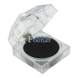 Clear Acrylic Crystal Ring Box Display Jewelry Gift Box Empty