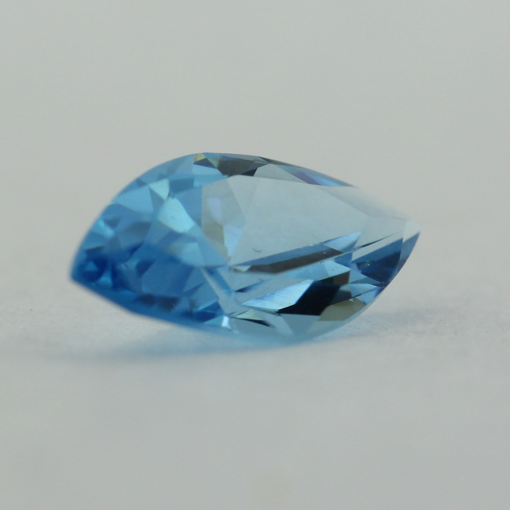 Loose Marquise Cut Genuine Aquamarine Topaz Stone Single Blue Birthstone Shape 