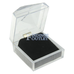 Clear Acrylic Crystal Earring Box Display Jewelry Gift Box Empty