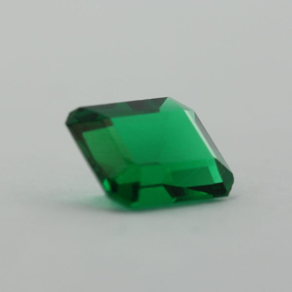 Loose Emerald Cut Emerald CZ Gemstone Cubic Zirconia May Birthstone Side