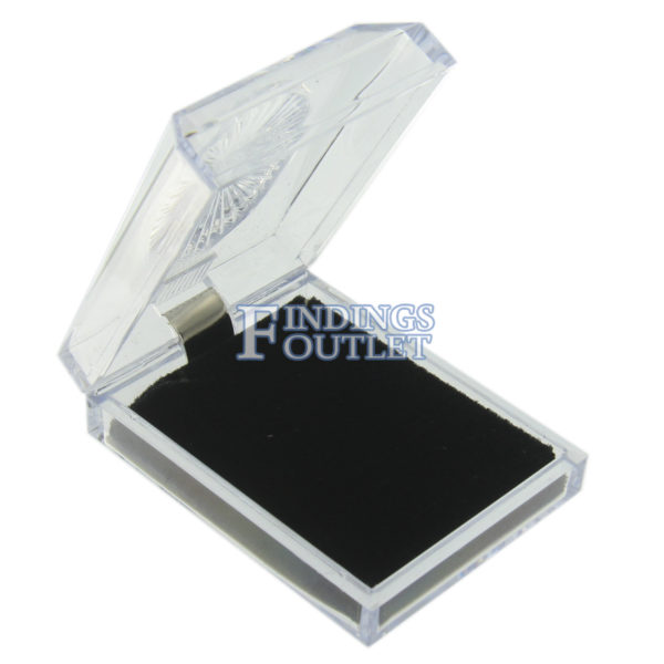 Clear Acrylic Crystal Pendant Box Display Jewelry Gift Box Empty