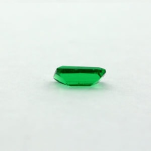 Loose Straight Baguette Emerald CZ Gemstone Cubic Zirconia May Birthstone Back