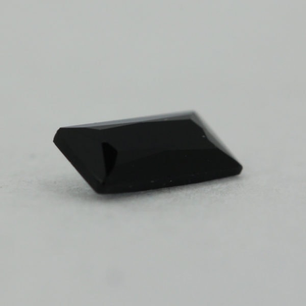 Loose Straight Baguette Black Onyx CZ Gemstone Cubic Zirconia Side