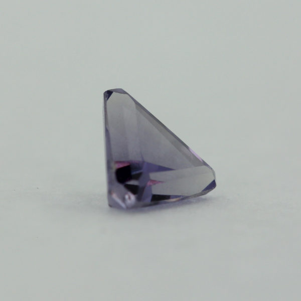 Loose Triangle Cut Alexandrite CZ Gemstone Cubic Zirconia June Birthstone Back