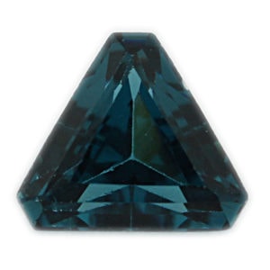 Loose Triangle Cut Blue Zircon CZ Gemstone Cubic Zirconia December Birthstone
