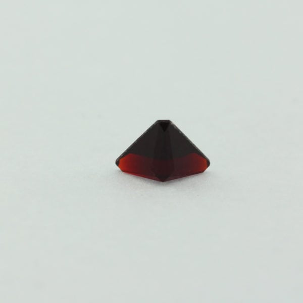 Loose Triangle Cut Garnet CZ Gemstone Cubic Zirconia January Birthstone Back 8