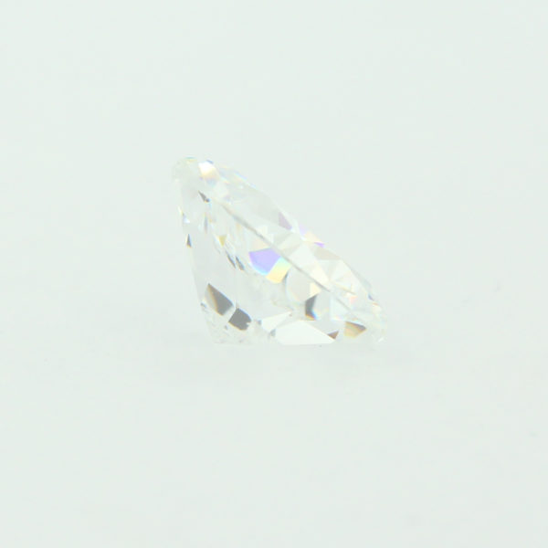 Loose Trillion Cut Clear CZ Gemstone Cubic Zirconia April Birthstone Back