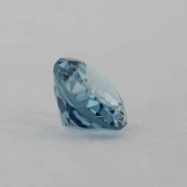 Loose Oval Cut Aquamarine CZ Gemstone Cubic Zirconia March Birthstone Side