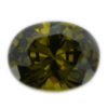 Loose Oval Cut Peridot CZ Gemstone Cubic Zirconia August Birthstone