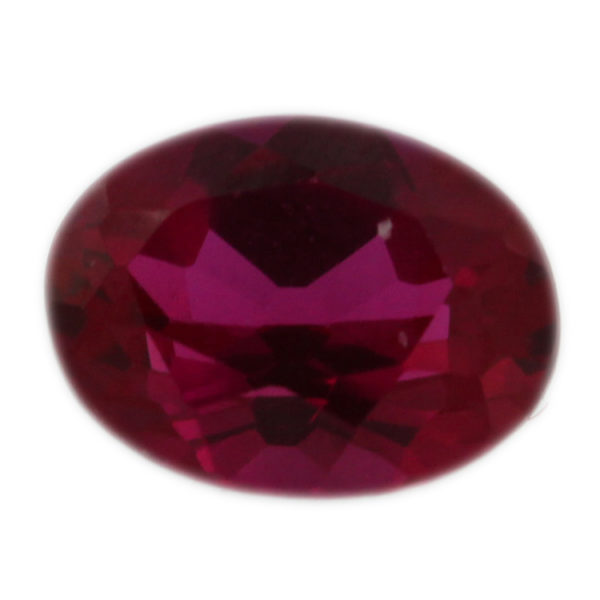 Loose Oval Cut Ruby CZ Gemstone Cubic Zirconia July Birthstone