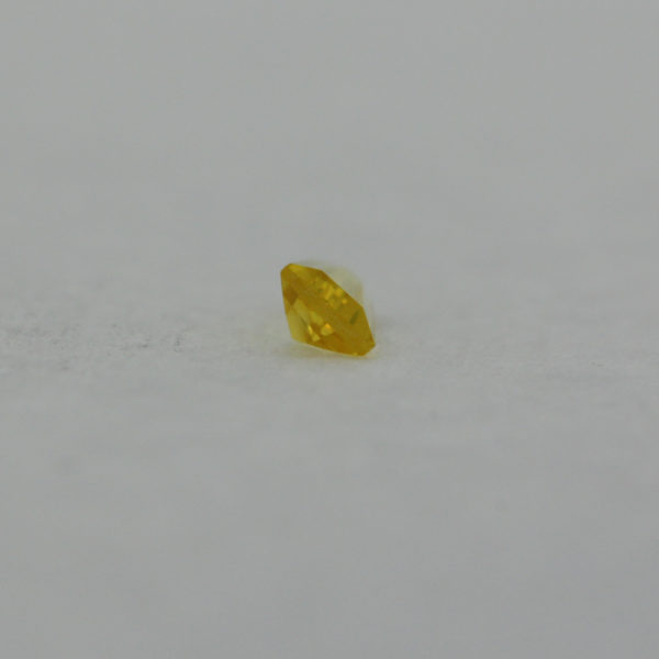 Loose Tapered Baguette Citrine CZ Gemstone Cubic Zirconia November Birthstone Side