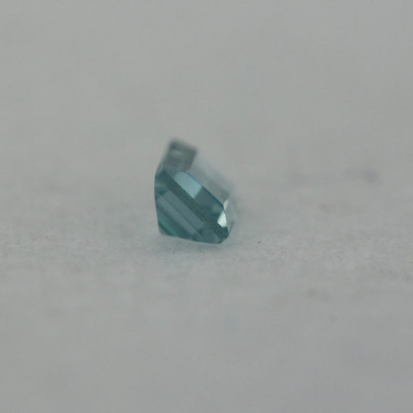 Loose Straight Baguette Aquamarine CZ Gemstone Cubic Zirconia March Birthstone Back