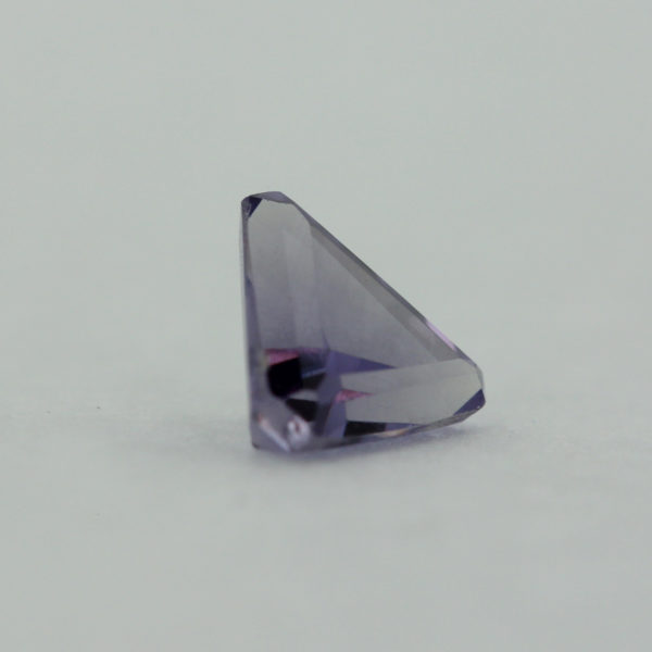 Loose Triangle Cut Alexandrite CZ Gemstone Cubic Zirconia June Birthstone Side