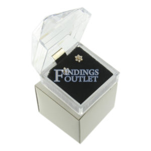 Clear Crysal Earring Display Gift Boxes Jewelry Box