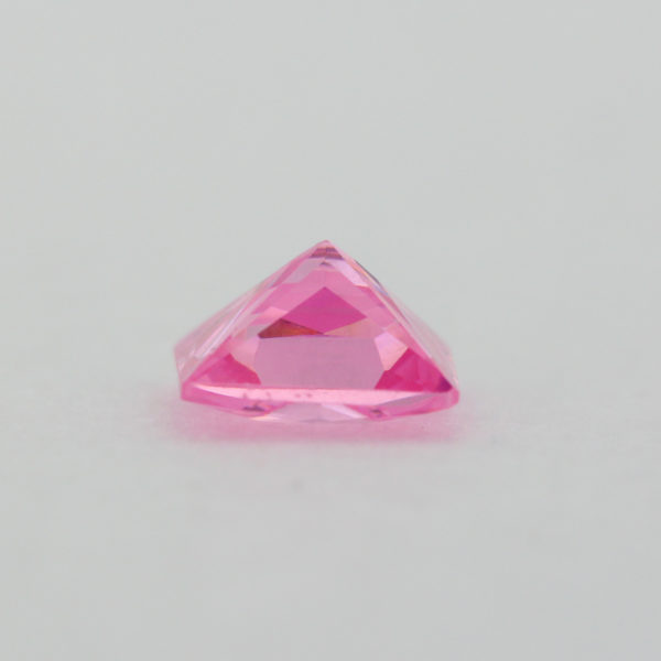 Loose Princess Cut Pink CZ Gemstone Cubic Zirconia October Birthstone Down