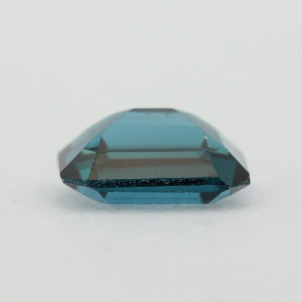 Loose Emerald Cut Blue Zircon CZ Gemstone Cubic Zirconia December Birthstone Down