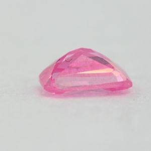 Loose Emerald Cut Pink CZ Gemstone Cubic Zirconia October Birthstone Down 7