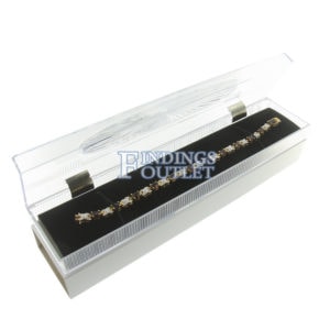 Clear Acrylic Crystal Bracelet Box Display Jewelry Gift Box Outer