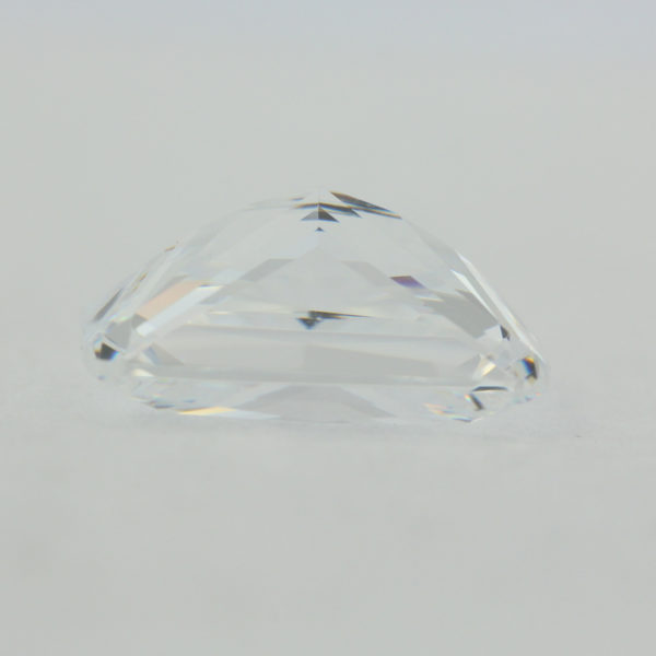 Loose Emerald Cut White CZ Gemstone Cubic Zirconia April Birthstone Down