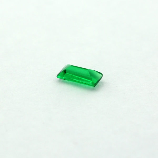 Loose Straight Baguette Emerald CZ Gemstone Cubic Zirconia May Birthstone Side