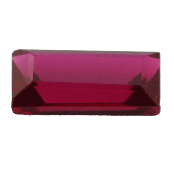 Loose Straight Baguette Garnet CZ Gemstone Cubic Zirconia January Birthstone