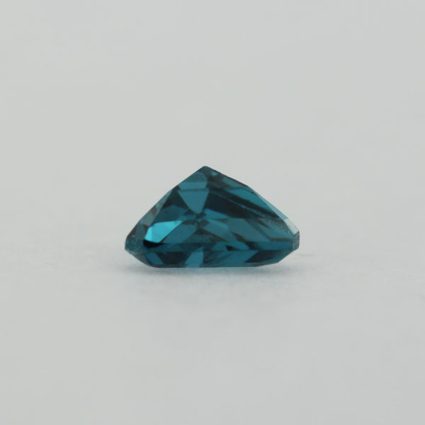 Loose Triangle Cut Blue Zircon CZ Gemstone Cubic Zirconia December Birthstone Down