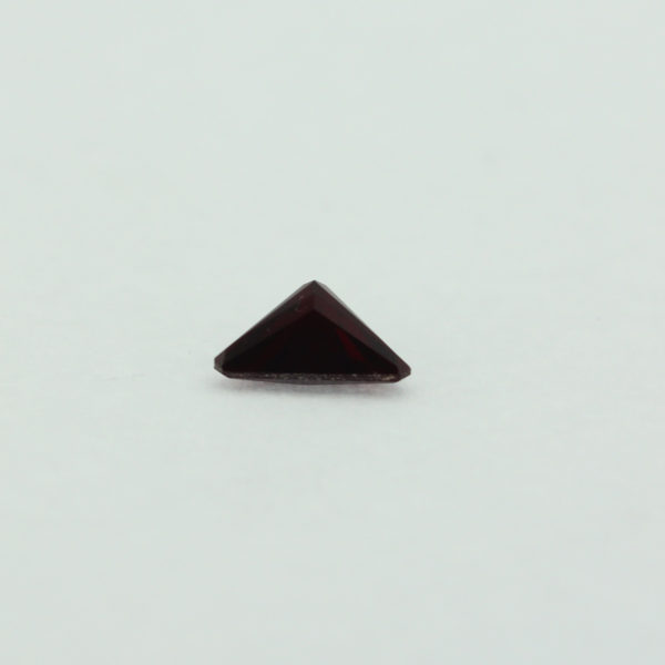 Loose Triangle Cut Garnet CZ Gemstone Cubic Zirconia January Birthstone Down 8